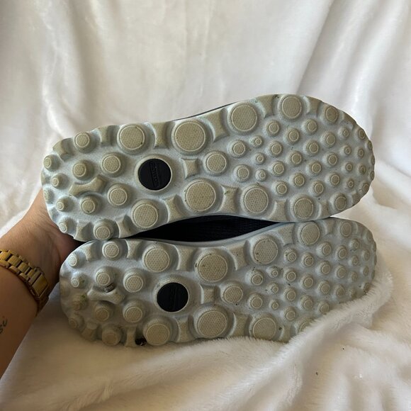 Skechers Goga Mat Slip On Tennis Shoes Womens Size 8.5 Blue Activewear Go Walk - Picture 6 of 6